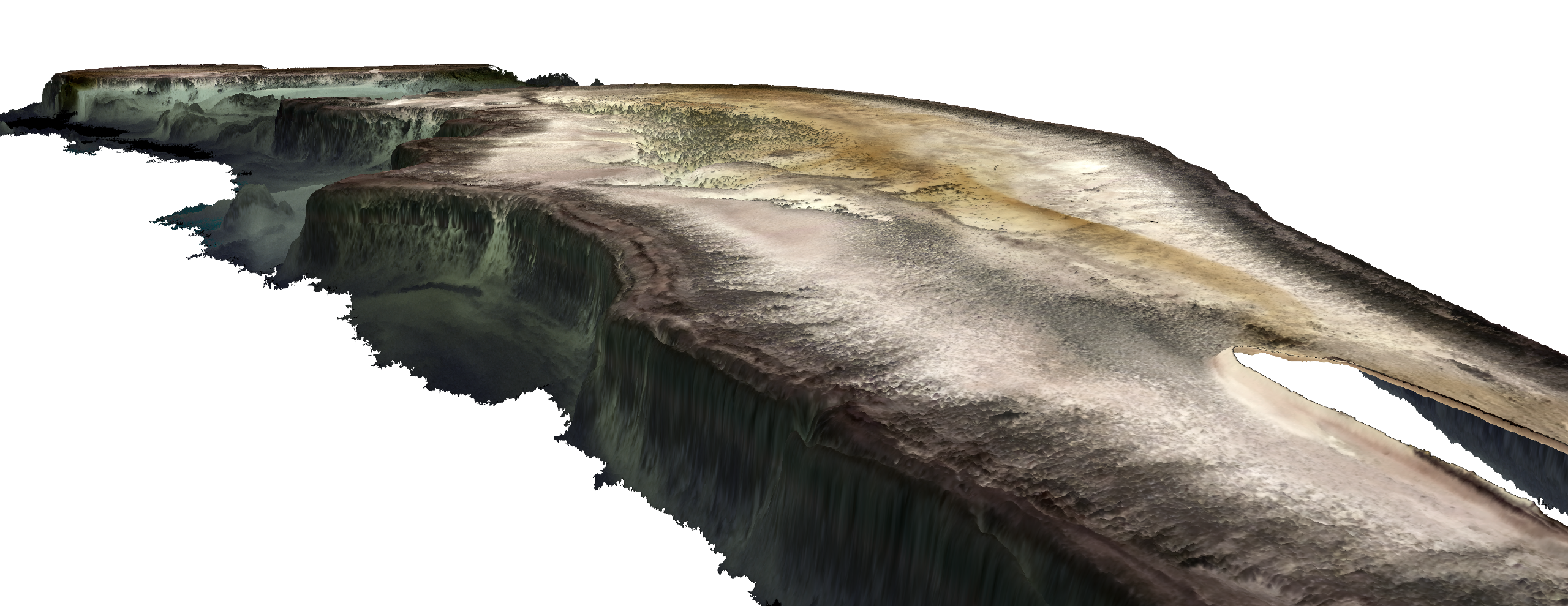 High resolution Satellite-Derived Bathymetry (SDB) of Herons Island in Queensland, Australia.