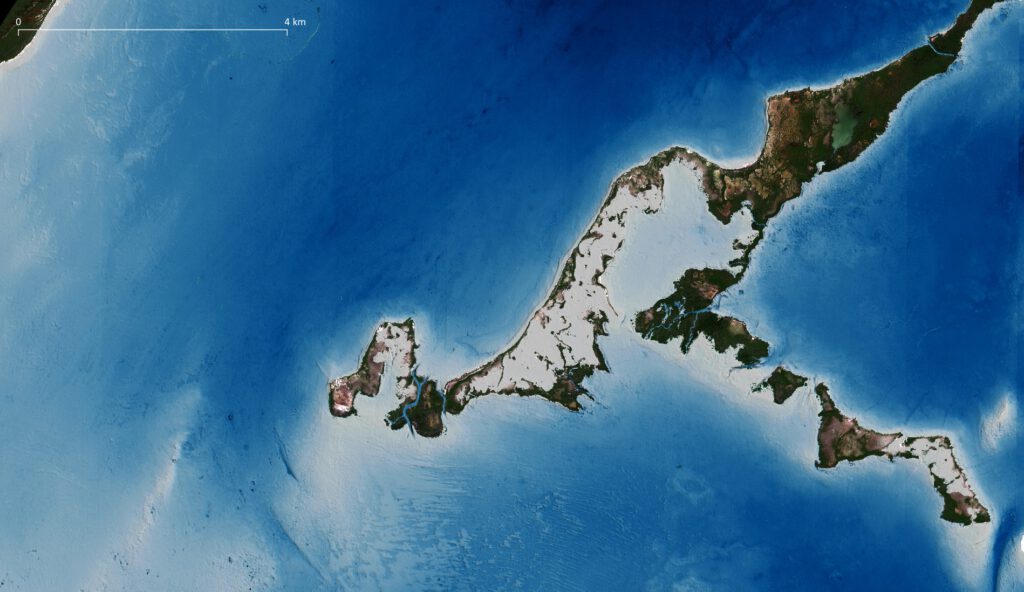 Belize bathymetry (small subset) for UKHO