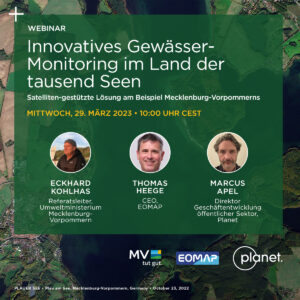 Webinar-Ankündigung: Innovatives Gewässer-Monitoring am Beispiel Mecklenburg-Vorpommerns