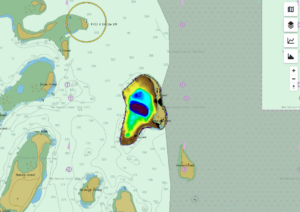 SDB-Online - the App by EOMAP - screenshot of Nautical Chart Baselayer  