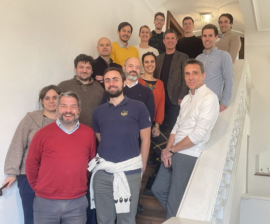 team photo of the BLUE-X project consortium