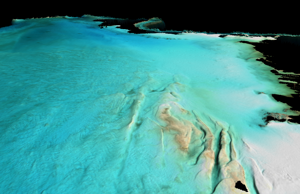 Caicos- Turks - SDB with satellite image overlay